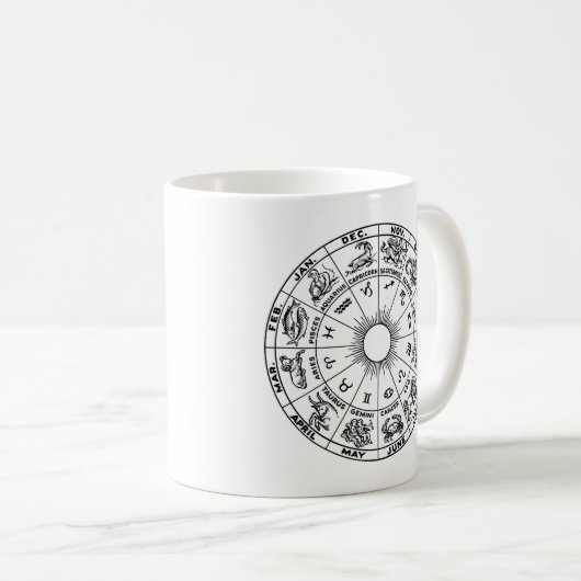 Skorpio, Zodiaka-Zeichen Kaffeetasse (VorderseiteRechts)