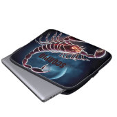 Skorpioastrologie Laptopschutzhülle (Vorne Knopf)