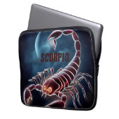 Skorpioastrologie Laptopschutzhülle (Vorderseite Links)