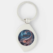 Skorpioastrologie Schlüsselanhänger (Vorderseite)