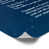 Skorpiocharakteristikplakat Poster (Ecke)