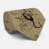 Skorpiokonstellation Hevelius 1690 Gravieren Krawatte (Gerollt)