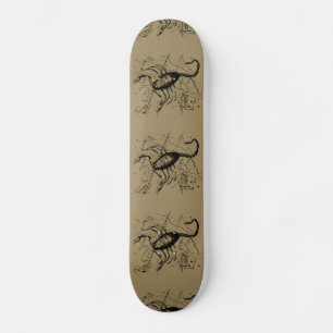 Skorpiokonstellation Hevelius 1690 Gravieren Skateboard