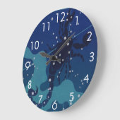 Skorpiokonstellation, Vintage Zodiakastastrologie Große Wanduhr (Winkel)