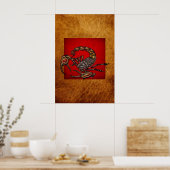 Skorpion [20x30 Print] Poster (Küche)