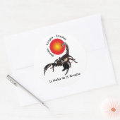 Skorpion 24. Oktober bis 22. November Aufkleber (Umschlag)