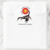 Skorpion 24. Oktober bis 22. November Aufkleber (Tasche)