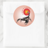 Skorpion 24. Oktober bis 22. November Aufkleber (Tasche)