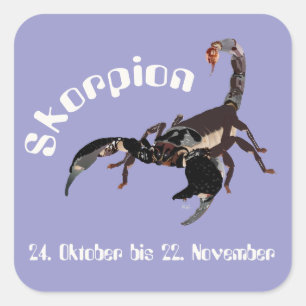 Skorpion 24. Oktober bis 22. November Aufkleber