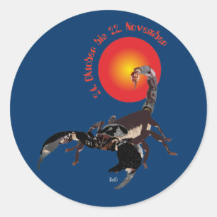 Skorpion 24. Oktober bis 22. November Aufkleber