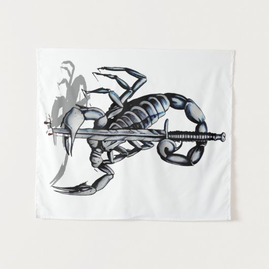 Skorpion, 3D-Illustration iPad Pro Cover Wandteppich (Vorderseite (Horizontal))