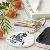 Skorpion, 3D-Illustrations-T - Shirt Trucker Hat H Schlüsselanhänger (Vorderseite rechts)