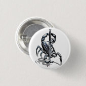 Skorpion, 3D-Illustrator T - Shirt Trucker Hat Button (Vorne & Hinten)