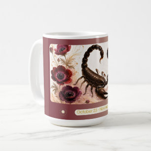 Skorpion Anemone Art Nouveau Tasse