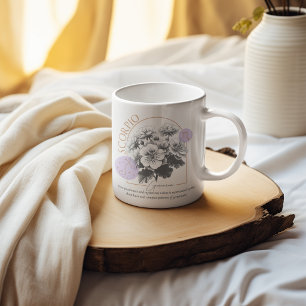 Skorpion Astrologie Florale Geranie Sternzeichen G Kaffeetasse