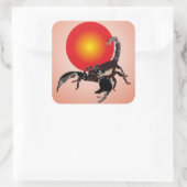 Skorpion Aufkleber (Tasche)