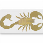 Skorpion Aufkleber (Vorderseite)
