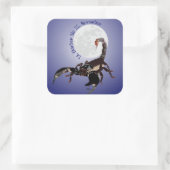 Skorpion Aufkleber (Tasche)