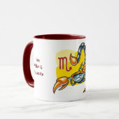 Skorpion, bin ich: Verstecktes &Passionate, mein Tasse (Vorderseite Links)