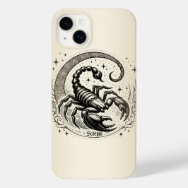 Skorpion Crescent Moon Astrologie Zodiac Scorpio Case-Mate iPhone 14 Plus Hülle