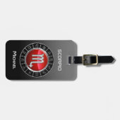 Skorpion - das Skorpions-Tierkreis-Symbol Gepäckanhänger (Vorderseite horizontal)