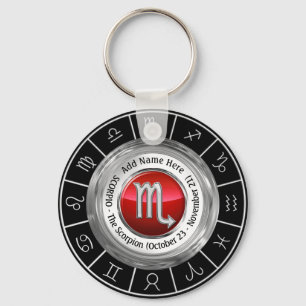 Skorpion - das Skorpions-Tierkreis-Zeichen Schlüsselanhänger