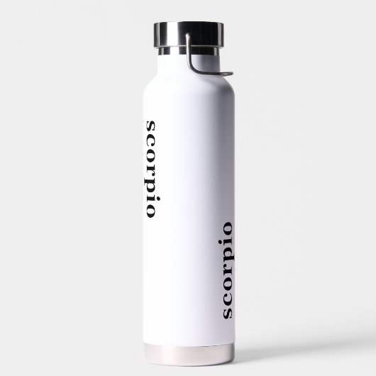 Skorpion Definition Ästhetik Astrologie Geschenk Trinkflasche (Links)