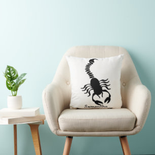 Skorpion-Design personalisiert Kissen