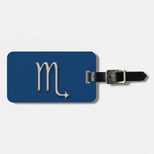 Skorpion die Skorpion-Personifizierung Gepäckanhänger (Vorderseite horizontal)