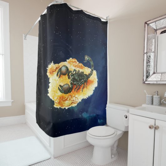 Skorpion Duschvorhang (Beispiel)