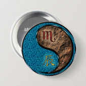 Skorpion & Erddrache Button (Vorne & Hinten)