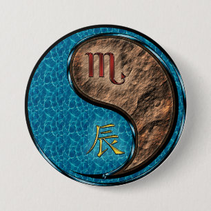 Skorpion & Erddrache Button