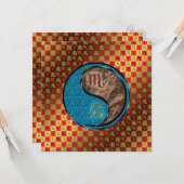 Skorpion & Erddrache Karte (Vorderseite/Rückseite Beispiel)