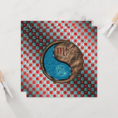 Skorpion & Erdnatter Karte (Vorderseite/Rückseite Beispiel)