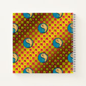 Skorpion & Feuer-Affe Notizblock (Rückseite)