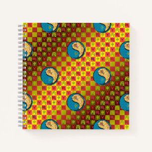 Skorpion & Feuer-Affe Notizblock