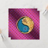 Skorpion & Feuer-Büffel Karte (Vorderseite/Rückseite Beispiel)