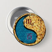 Skorpion & Feuer Hahn Button (Vorne & Hinten)