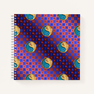 Skorpion & Feuer Ochse Notizblock