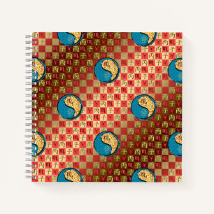 Skorpion & Feuer-Ratte Notizblock