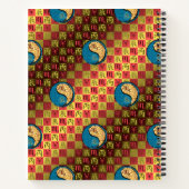 Skorpion & Feuerdrache Notizblock (Rückseite)