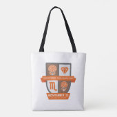Skorpion Geburtstagswappen™ für 1.-21. November Tasche (Rückseite)
