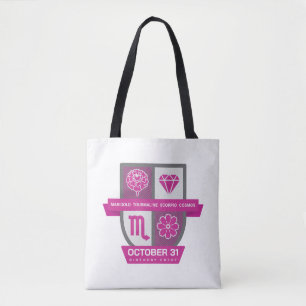 Skorpion Geburtstagswappen™ für 24.-31. Oktober Tasche