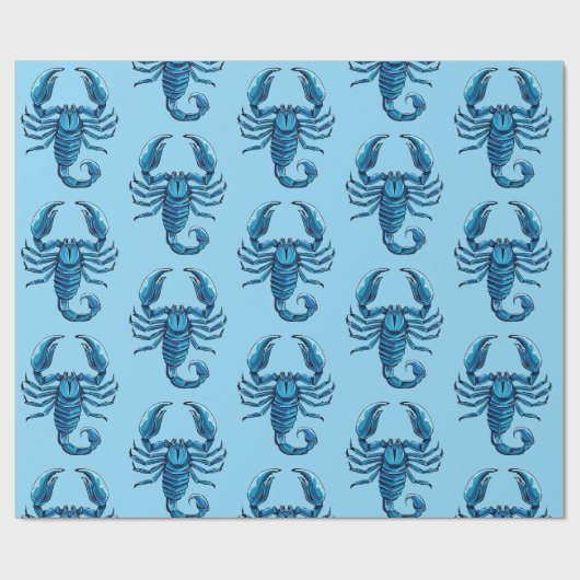Skorpion Geschenkpapier (Flach)
