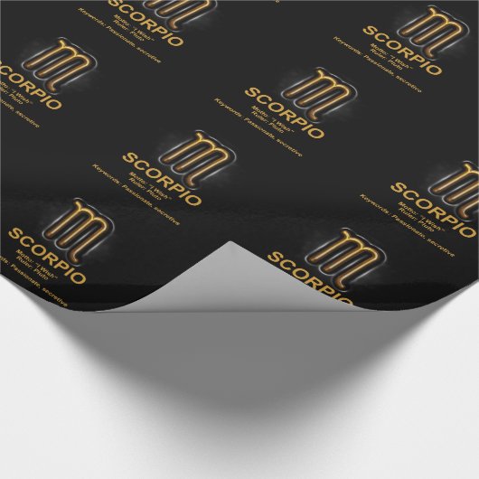 SKORPION GESCHENKPAPIER (Ecke)