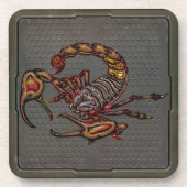 Skorpion Getränkeuntersetzer (Vorderseite)
