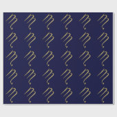 Skorpion - Gold Geschenkpapier (Flach)