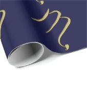Skorpion - Gold Geschenkpapier (Rolleneckpunkt)