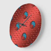 Skorpion Große Wanduhr (Winkel)