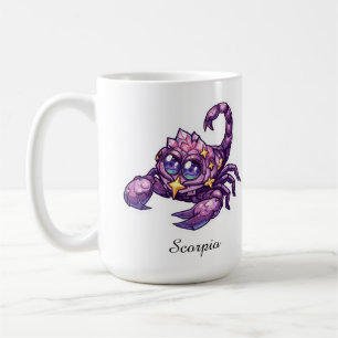 Skorpion Himmels-Tierkreis-Tasse - Rosa Skorpion K Kaffeetasse